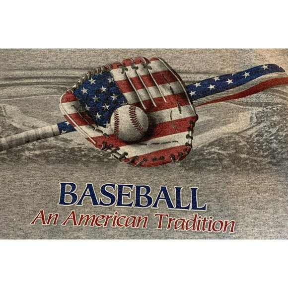 Tennesse River T-Shirt Baseball "An American Tradition" Unisex Adult Medium - Picture 3 of 6